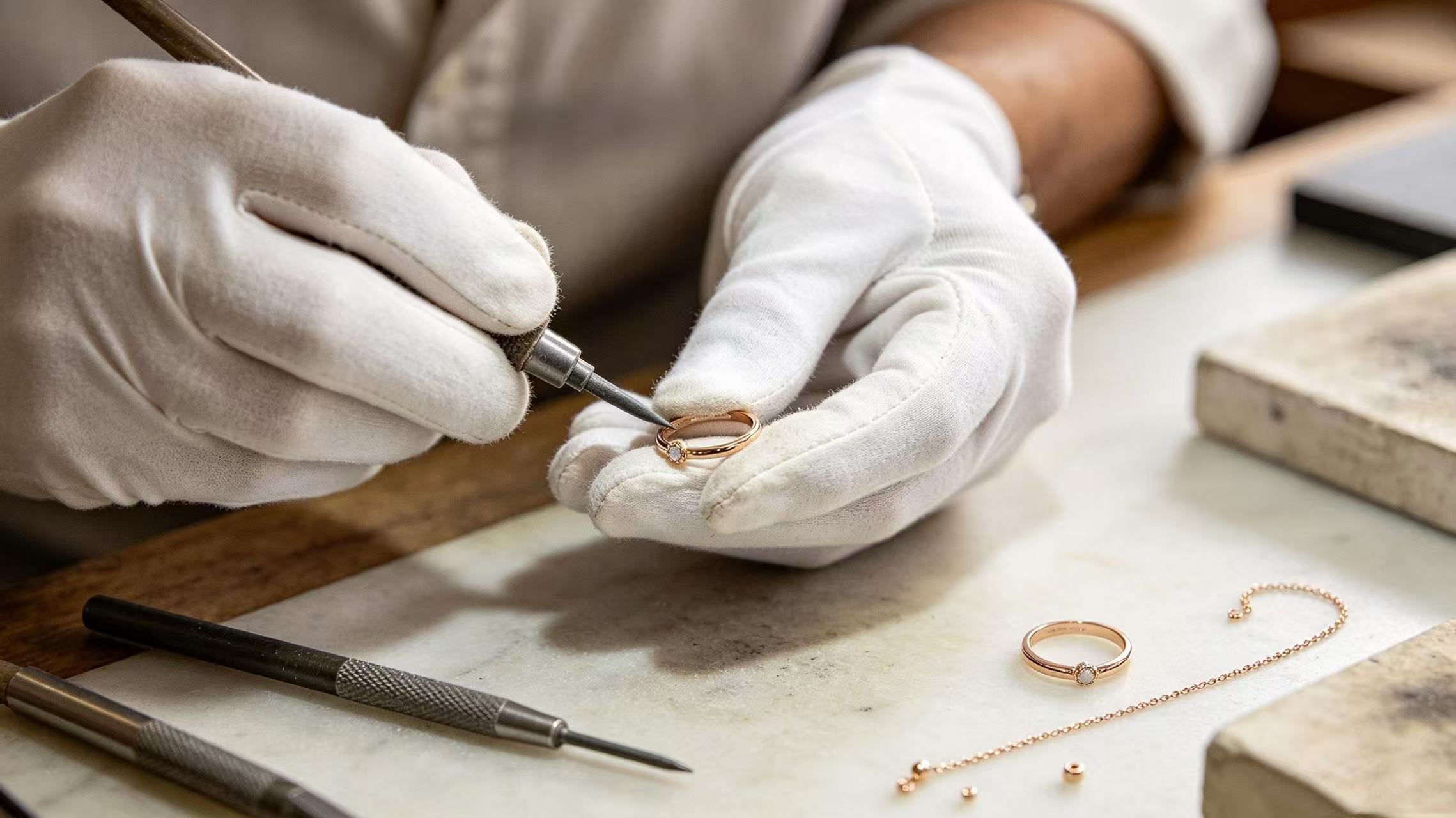 Handcrafting & Detailing: Veteran artisans polishing and assembling every piece with care.