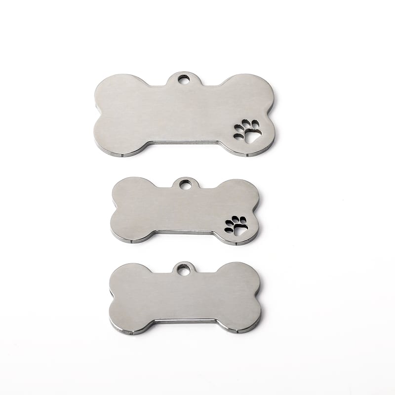 Custom stainless steel dog tag