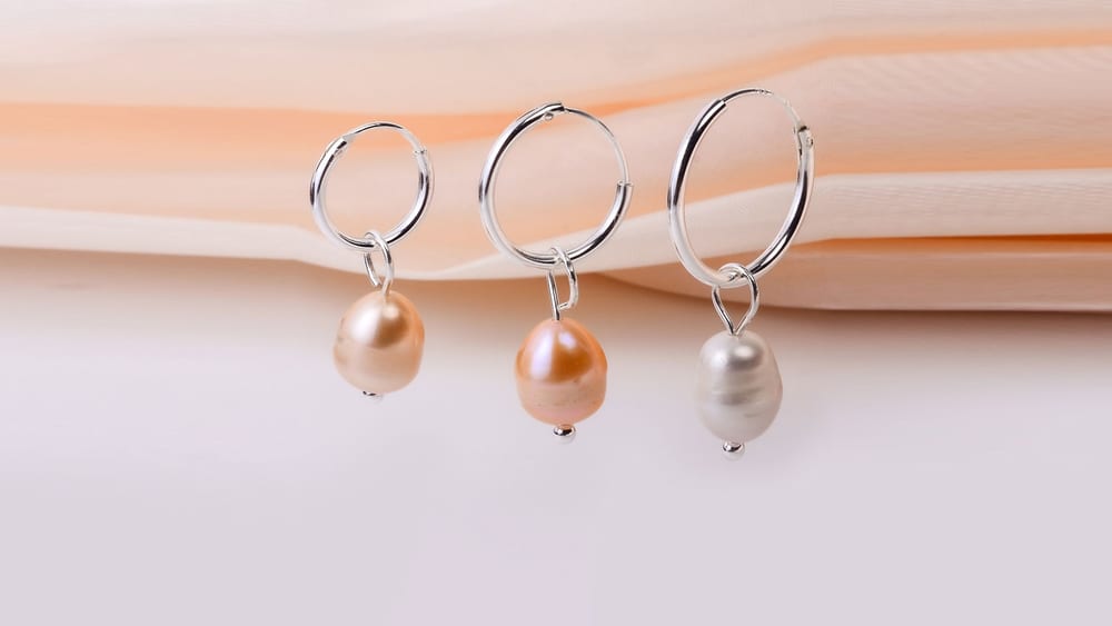 925 silver freshwater pearl pendant earrings women’s jewelry