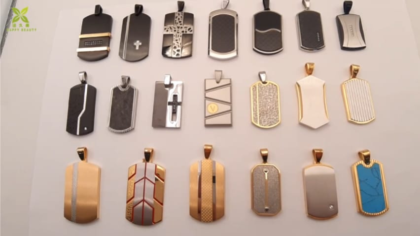 High Quality Waterproof Jewelry Customize Stainless Steel Pendant Necklace for Men