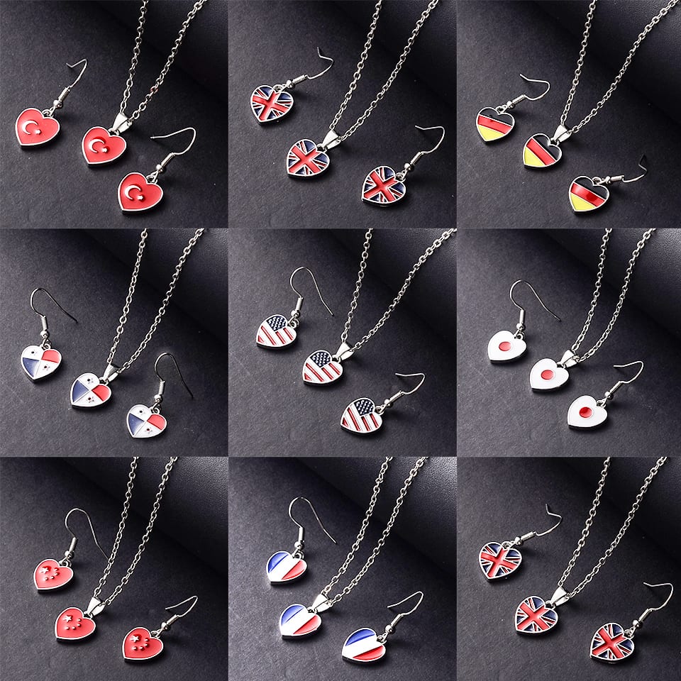 Country Flag Necklaces | SXS