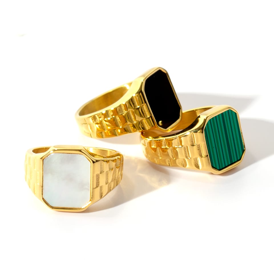 Stainless steel signet ring | SXS