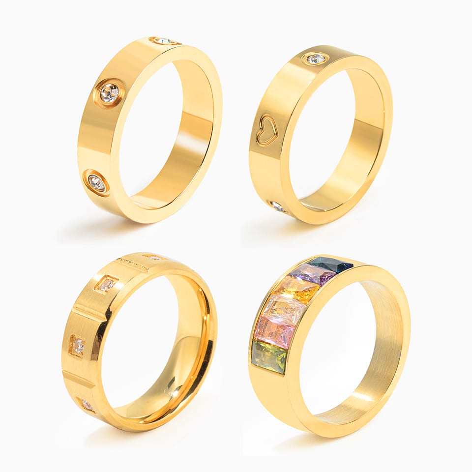 Stainless steel band ring | SXS