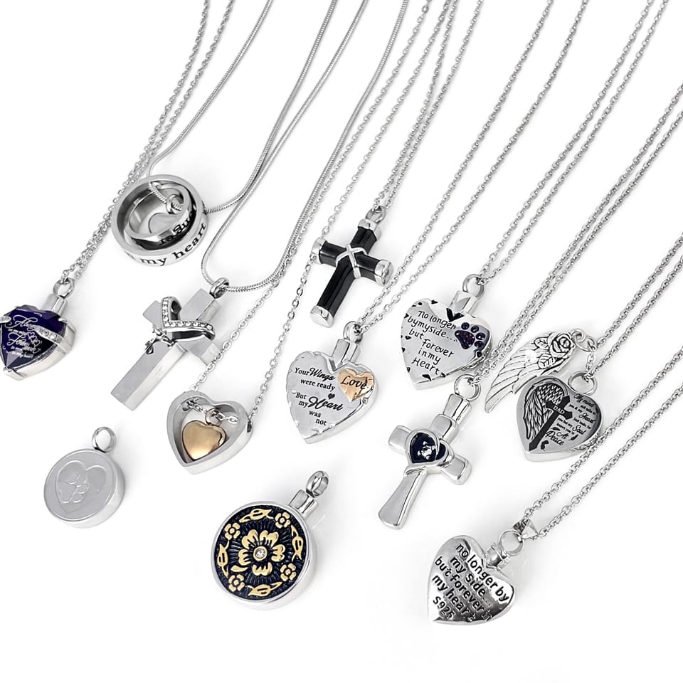 Memorial ashes keepsake urn necklace | SXS
