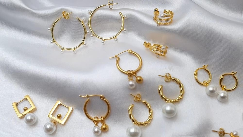 Pearl earrings | SXS