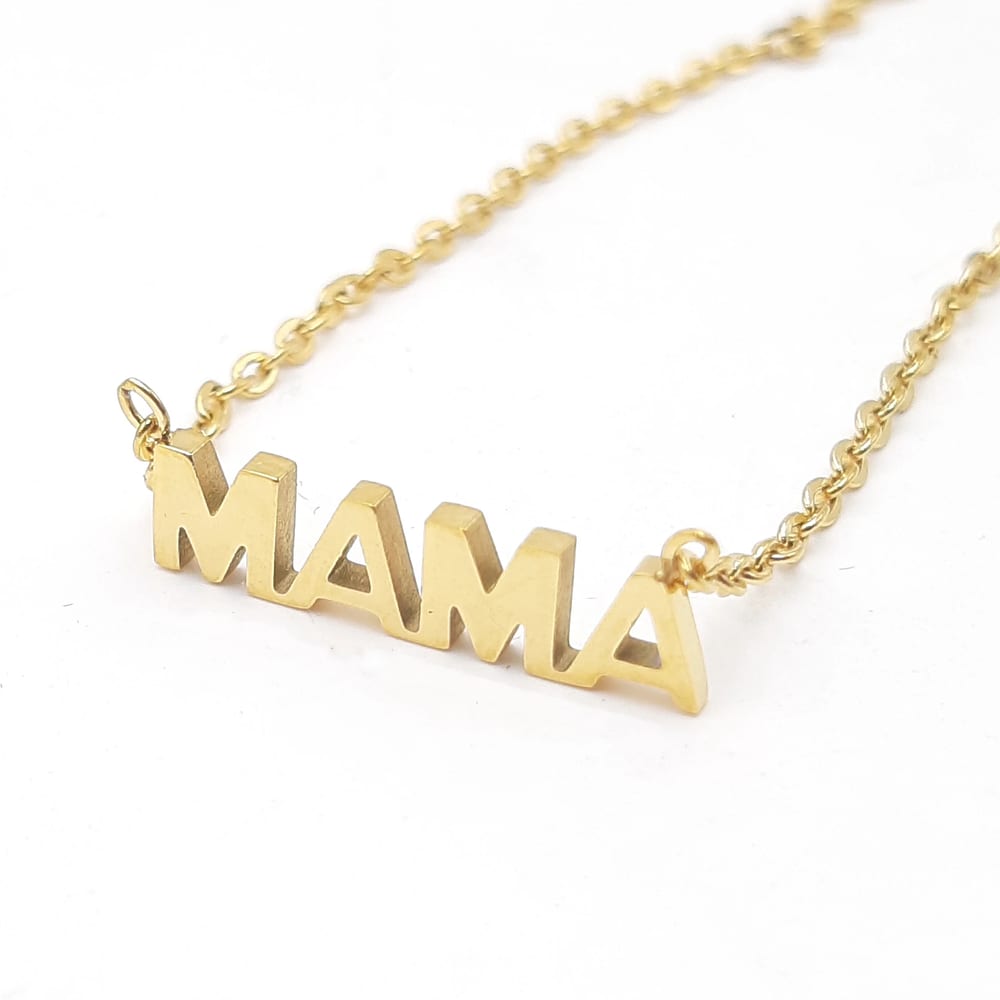Delicate Mama Necklace Stainless Steel Mama Waterproof Necklace Necklaces