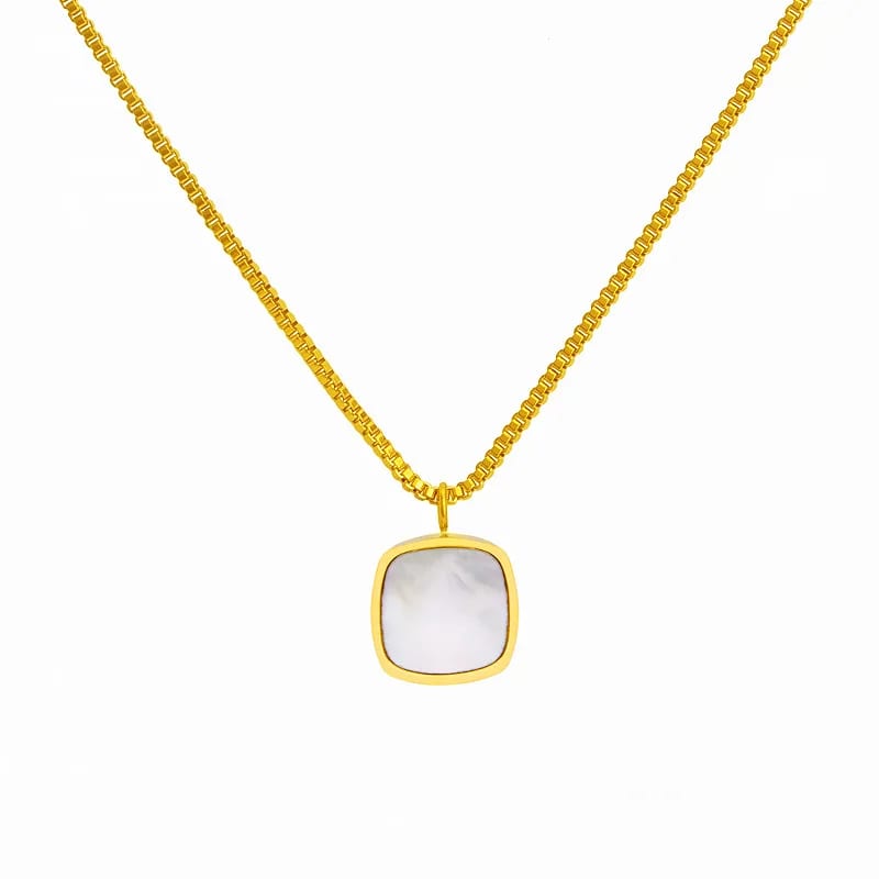 Latest Designs Hot Sell Natural Shell Mother Of Pearl Pearl Necklace Jewelry Necklaces