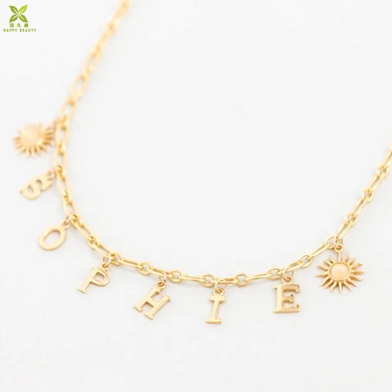 Fashion Personalized Stainless Steel Designer Inspired Charm Necklace Pendant With Charms Jewelry Necklaces