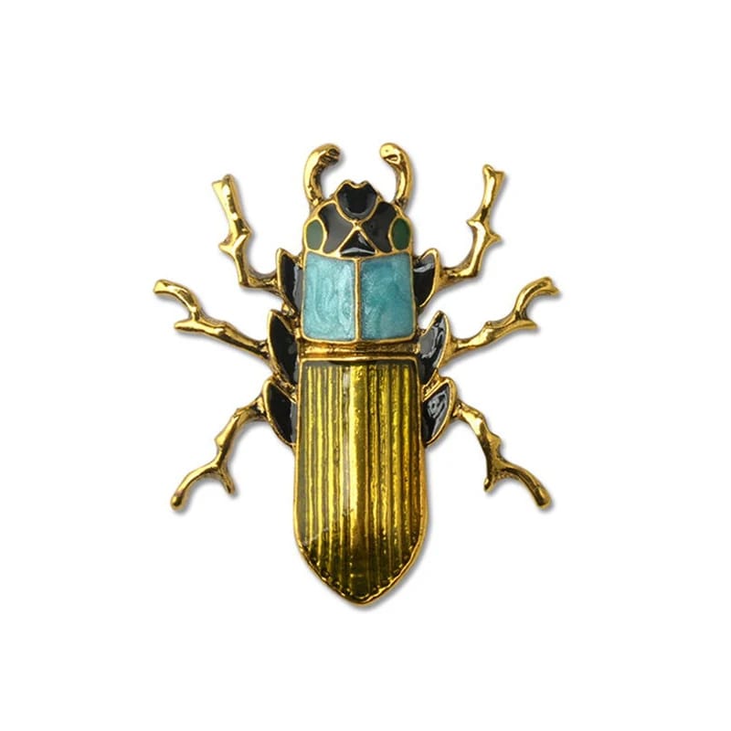 Popular Insect Brooch Simple Insect Jewelry Beetle Pin Brooch Brooches
