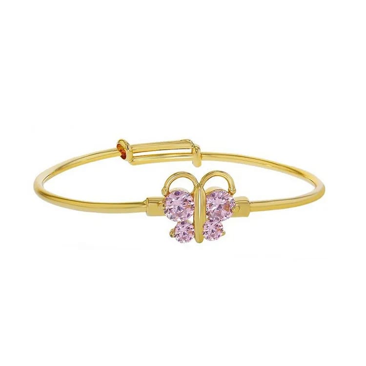 Customized Baby Adjustable Bangle Children Butterfly Bangles Kids Jewelry