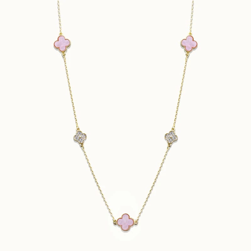 Fashion Jewelry Designer Jewelry Stainless Steel Four Leaf Clover Necklace Jewelry In Stock