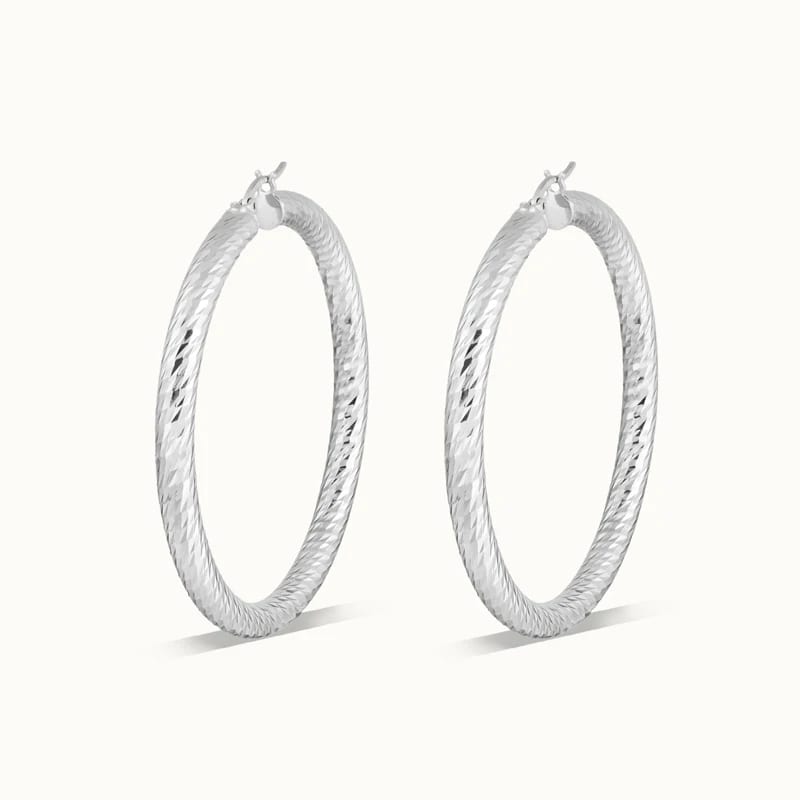 Hot Selling Fashion Trendy High Quality Large Copper Circle Hoop Earrings For Women In Stock