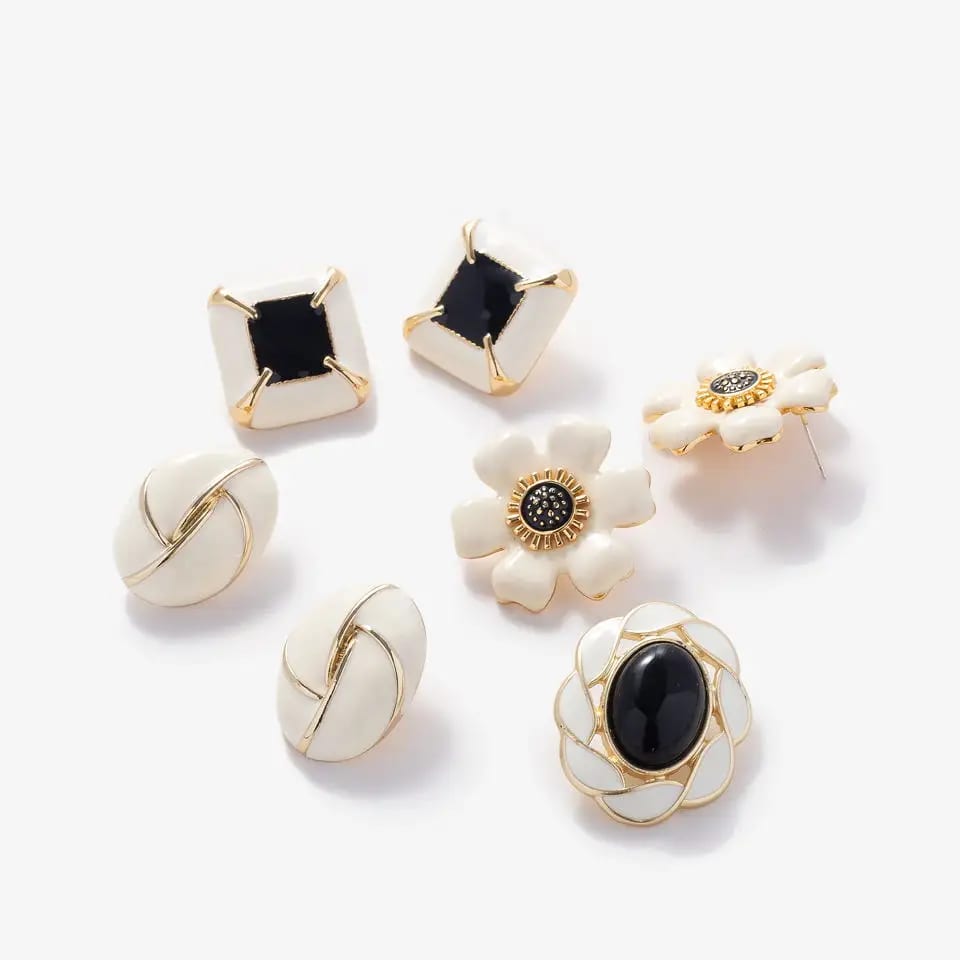 Custom Cz Earrings Jewellery Wholesale S925 Sterling Silver Gold Plated Real Silver Plated Enamel Earring Gift For Girl Stud Earrings