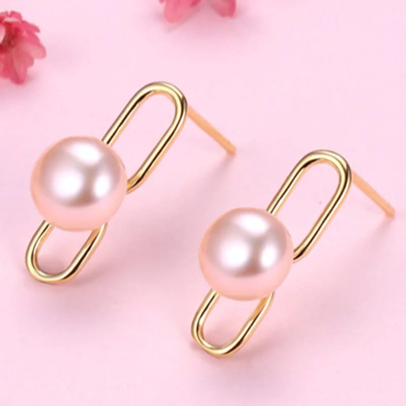 Simple Earrings Personalized Pearl Stud Earrings Jewelry 3cm Pearl Studs Earring Party For Women Stud Earrings