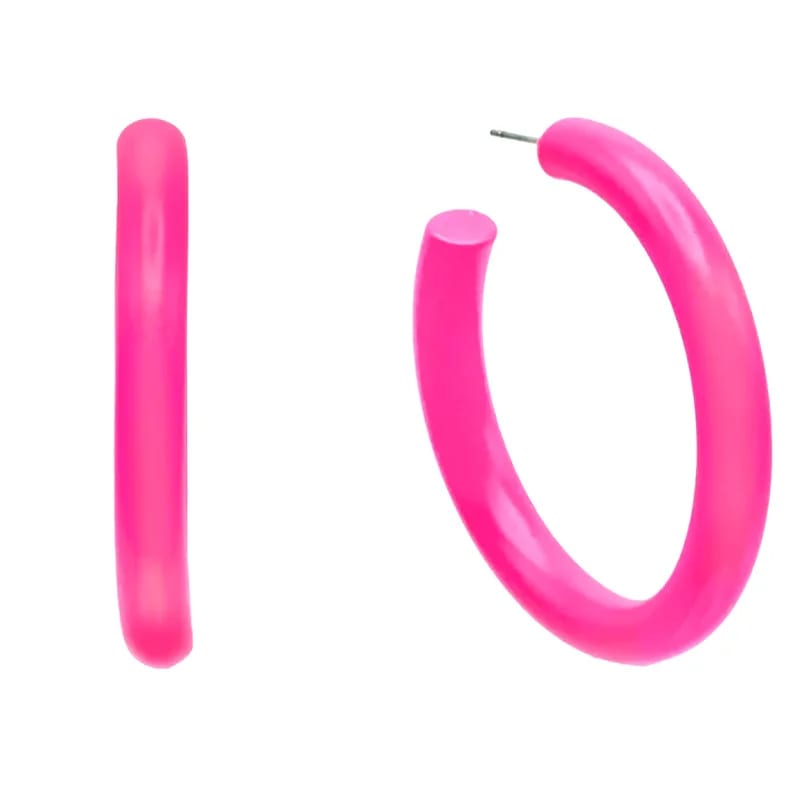 Wholesale Minimalist Hoop Earring Custom Multi Colorful Enamel Dripping Oil Neon Hoop Earrings For Women Hoop Earrings