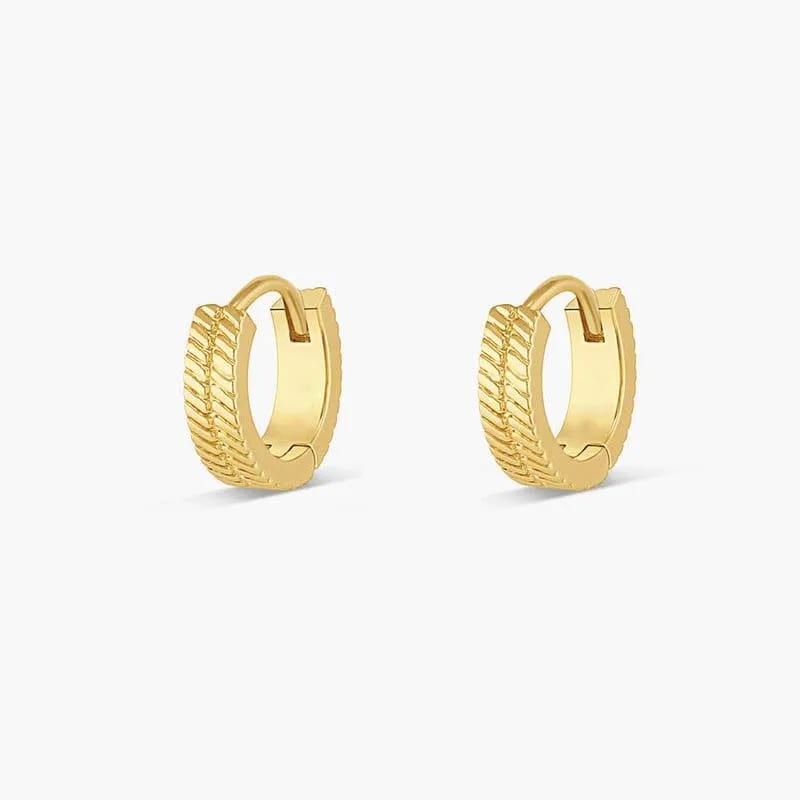 Wholesale 18k Gold Plated High Quality Fashion 925 Sterling Silver Women’s Huggies Earrings Huggie Earrings