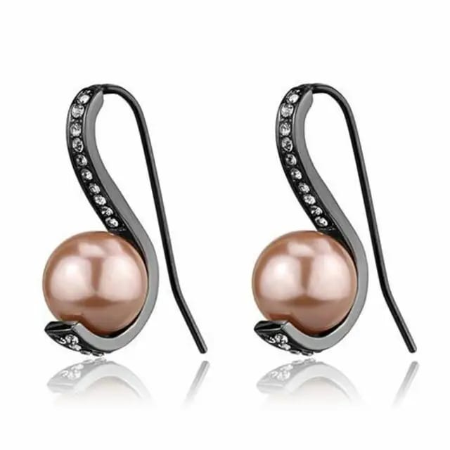 New Design Earring Fashion Jewelry Personalized Pearl Stainless Steel Earrings Women Ear Climbers