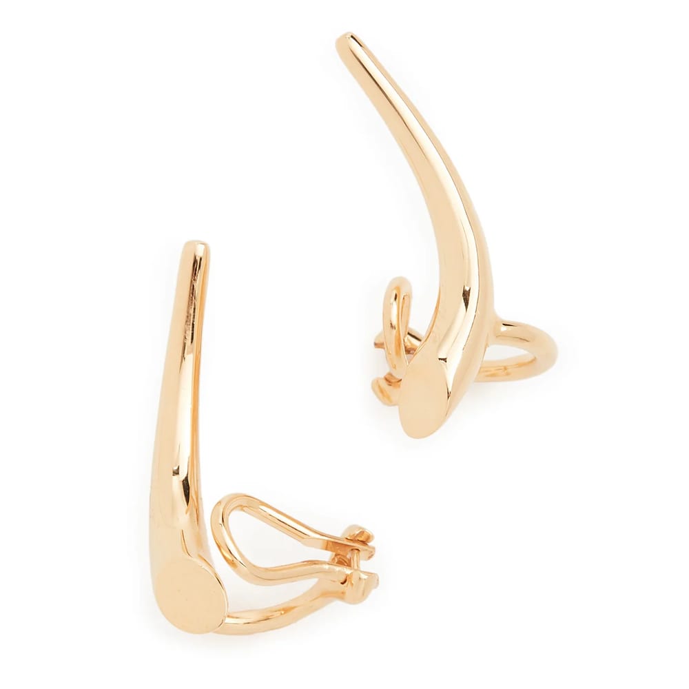 Luxury Best Design Brass Water Proof Real Gold Plated Women’s Ear Bone Clip Earrings Ear Cuff Trendy Jewelry Ear Cuff