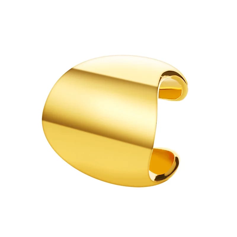 Luxury Best Design Brass Casting 14k 18k 22k Real Gold Plated Ear Bone Clip Earrings Ear Cuff For Women 2022 Ear Cuff
