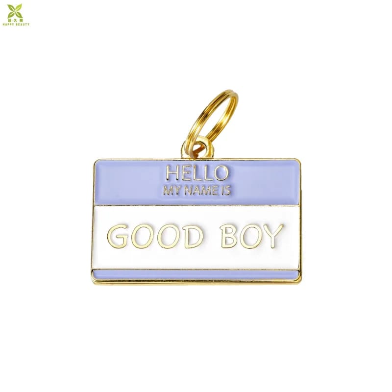 Custom Zinc Alloy Logo Dog Collar Charms For Gift Openwork Beads&Charms