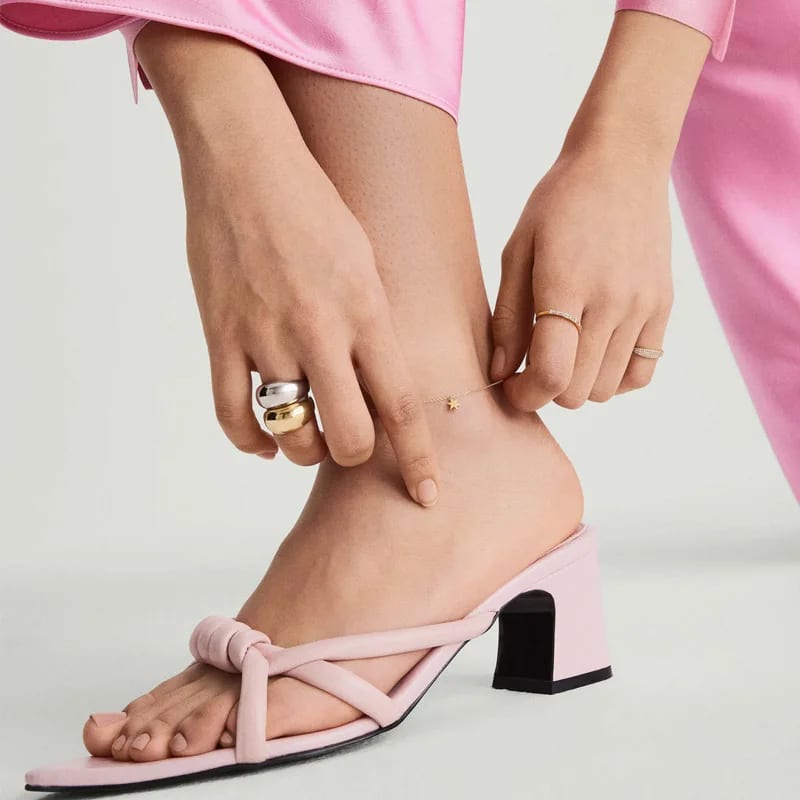 Hot Sale Summer Beach Jewellery Star Charm Anklet 18k Gold Ankle Bracelet For Women Fashion Jewelry Anklets Body Jewelry