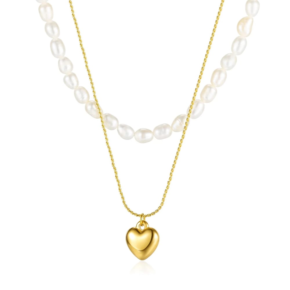 SXS JEWELRY Stainless Steel High Quality Gold Plated Female Jewelry Necklace Set Jewelry set