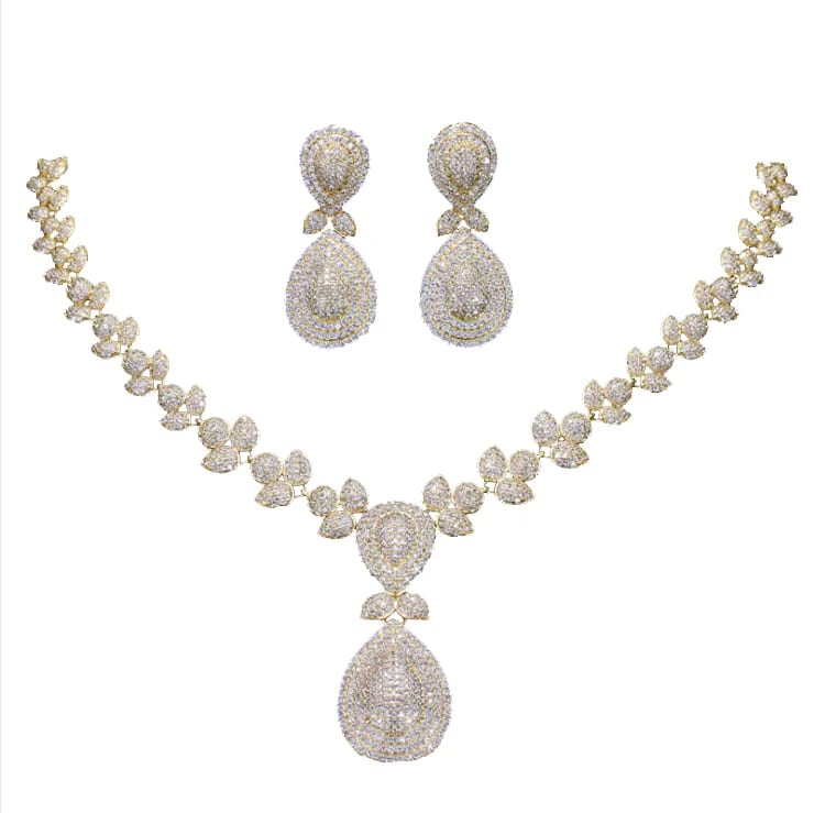 China Wholesale 925 Sterling Silver Wedding Jewelry Sets With Aaa Cz Zircon Stones Jewelry set