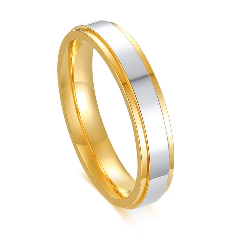 Fashion Custom 316l Stainless Steel Men Ring Ip Plated Jewelry Ring