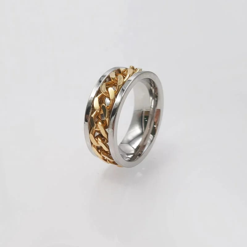 SXS JEWELRY Hot Sell Customize Rings Stainless Steel Non Tarnish Anxiety Ring Spinner Rings Jewelry Wholesale Ring