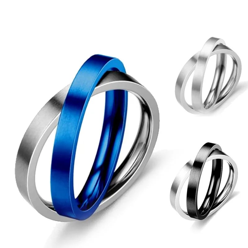 Fashion Fine Jewelry Anti Anxiety Spinner Ring Stainless Steel Decompression Rings Men Women Ring
