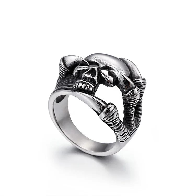 Dragon Hand Skull Ring Design Wholesale Skull Ring Ring
