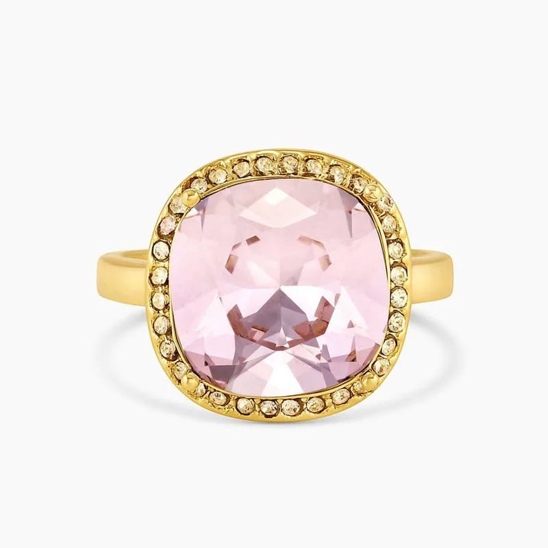New Arrival Fashion Fine Jewelry Large Gemstone Cocktail Rings Women Jewelry Ring
