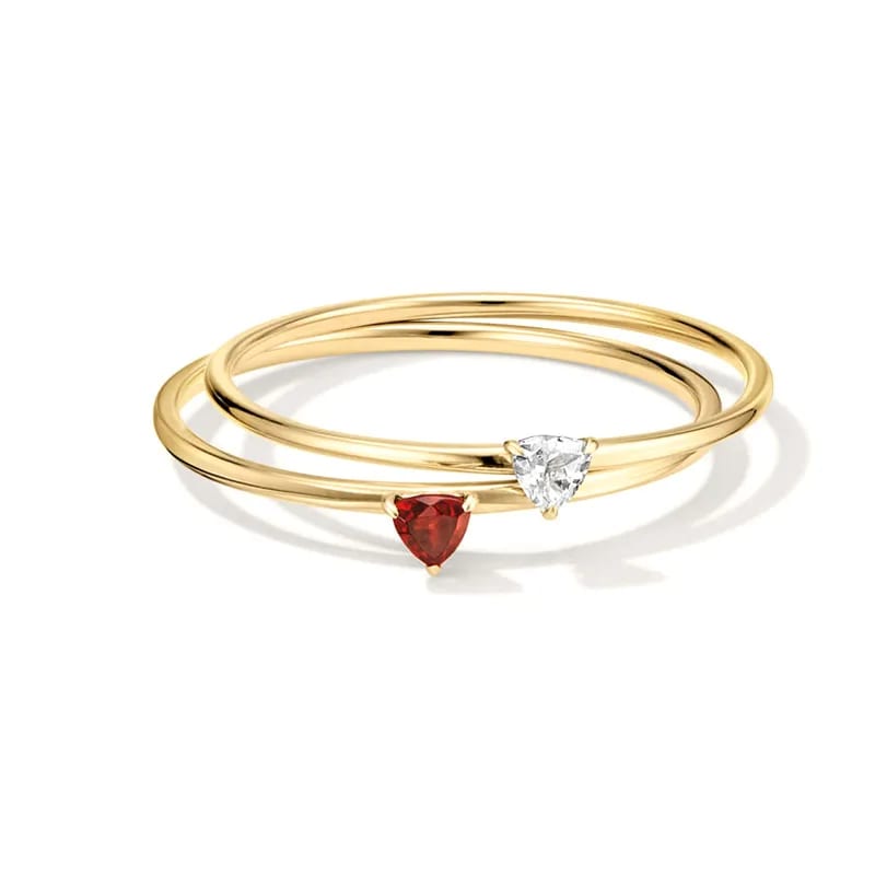 Minimalist Classic Cz Cubic Zirconia 925 Silver Stacker Rings For Women Ring