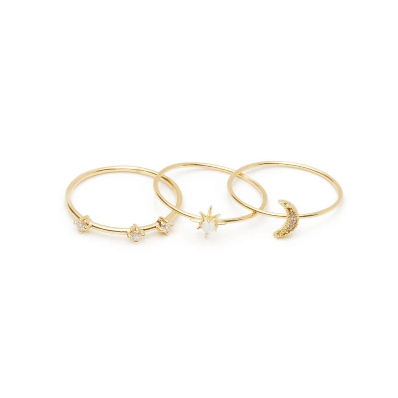 New Fashion Midi Ring Sets Dainty Women Stacking Finger Ring Set Jewelry Ring
