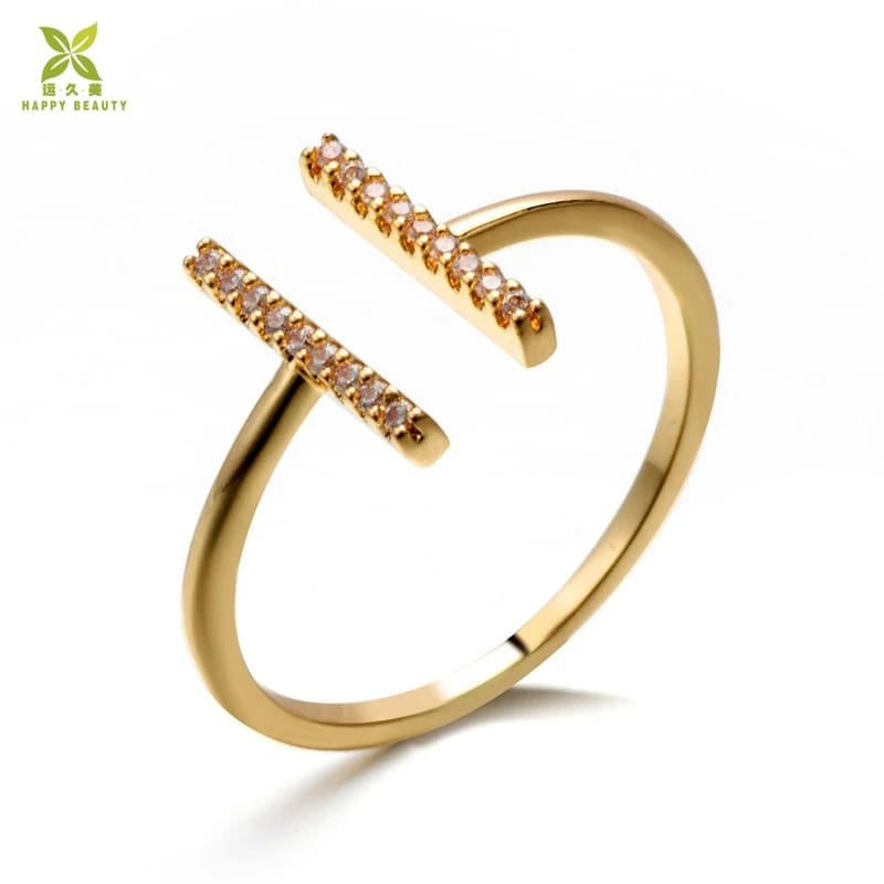 Popular Letter T Wire Ring Bar Jewelry Stand Ring