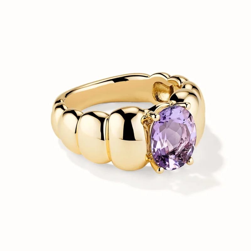 Custom 18k Gold Plated Cubic Zirconia Crystal Rings Fashion Jewelry Ring For Women Ring