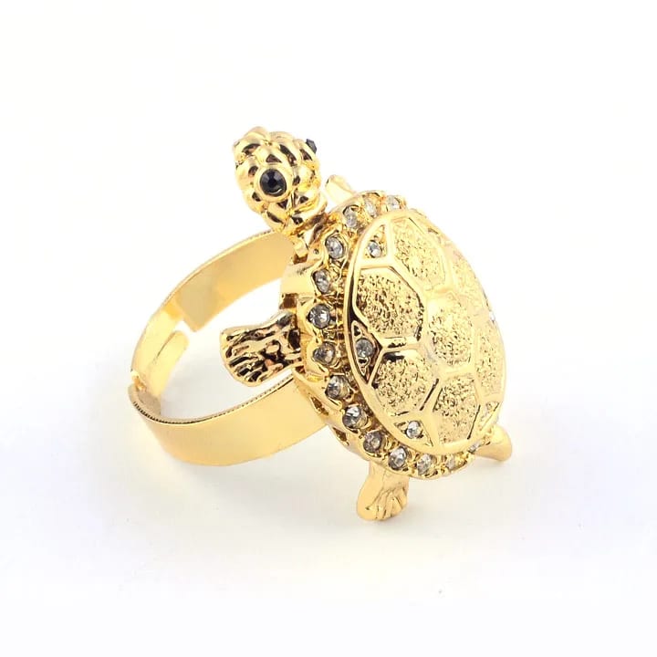 24k Gold Plating Animal Turtle Ring Tortoise Ring Designs For Men Ring