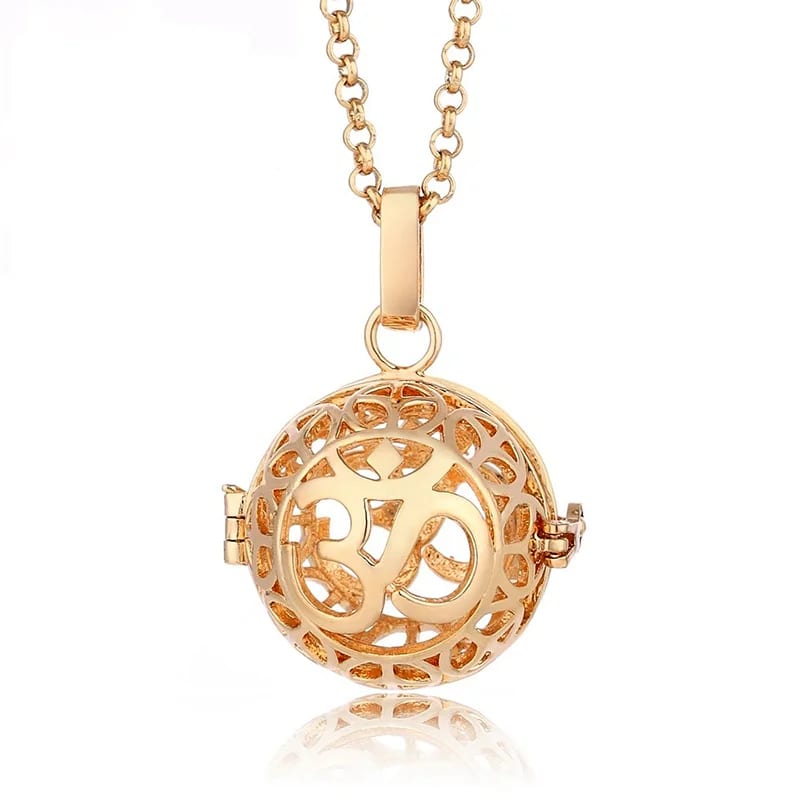 Aromatherapy Essential Oil Diffuser Colar Aromaterapia Locket Pendant Necklace Locket Necklace