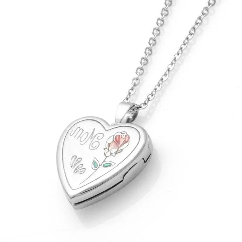 Women Men Girls Children’s Wholesale Custom Hard Enamel Pendant Locket Heart Necklace Locket Necklace