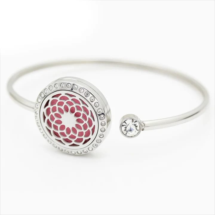 316 Stainless Steel Aromatherapy Essential Oil Diffuser Bracelet Locket Necklace