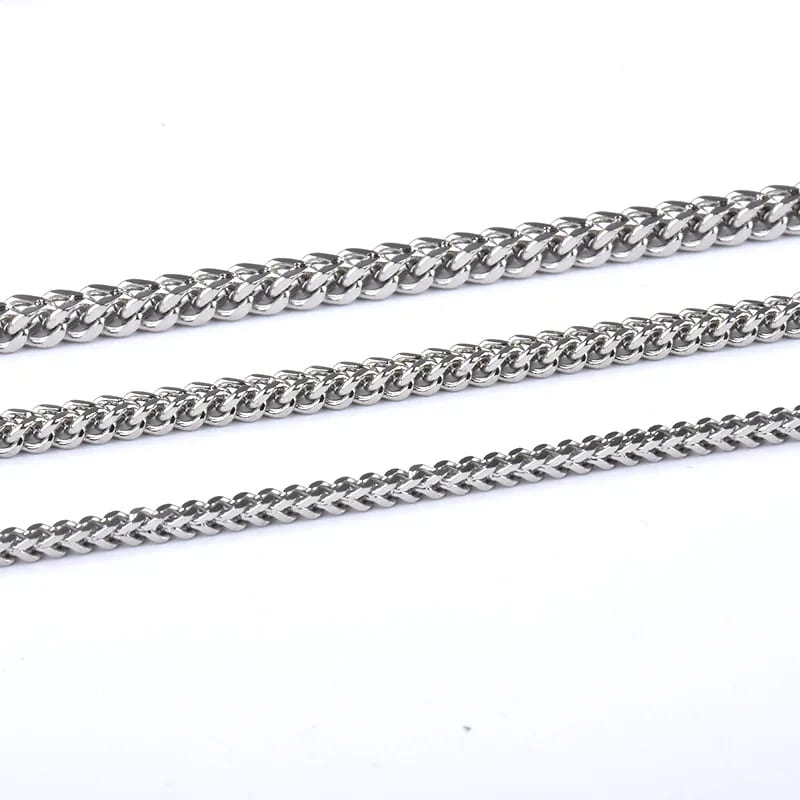 SXS JEWELRY Stainless Steel Cuba Chain Necklace Chains Necklaces Vendor For Men Chain Necklace