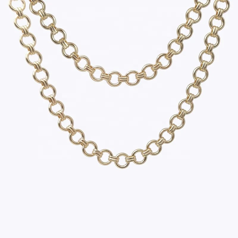 Customize Jewellery 2021 New Design Fashion Chain Necklaces Gold Plated Layer Chain Necklace Chain Necklace