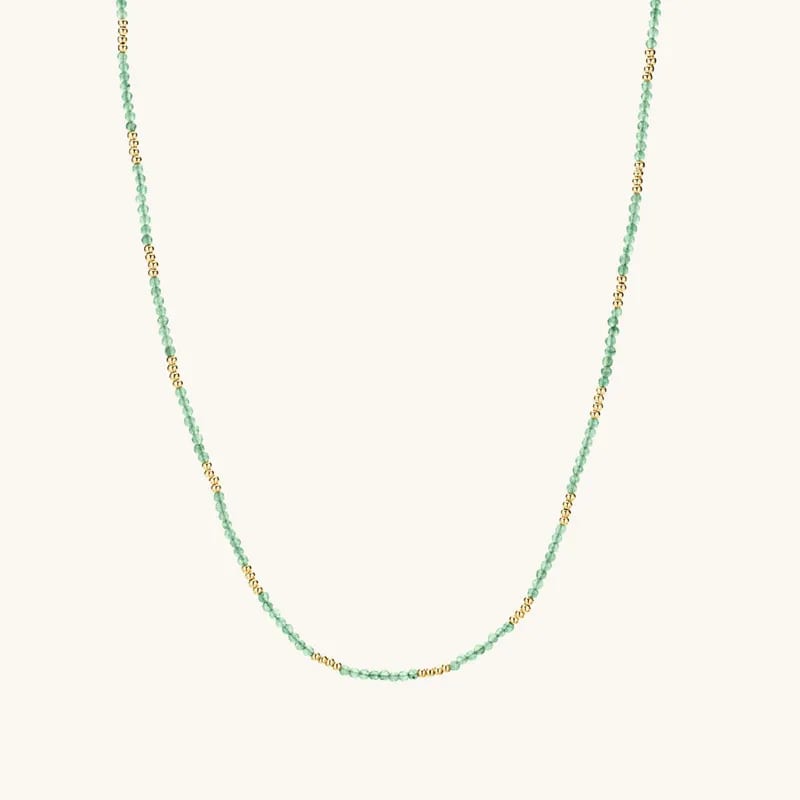 Fashion Jewelry 18k Pvd Gold Plated Women Necklace Chains Bead Chain Necklace Wholesale Chokers and Collars