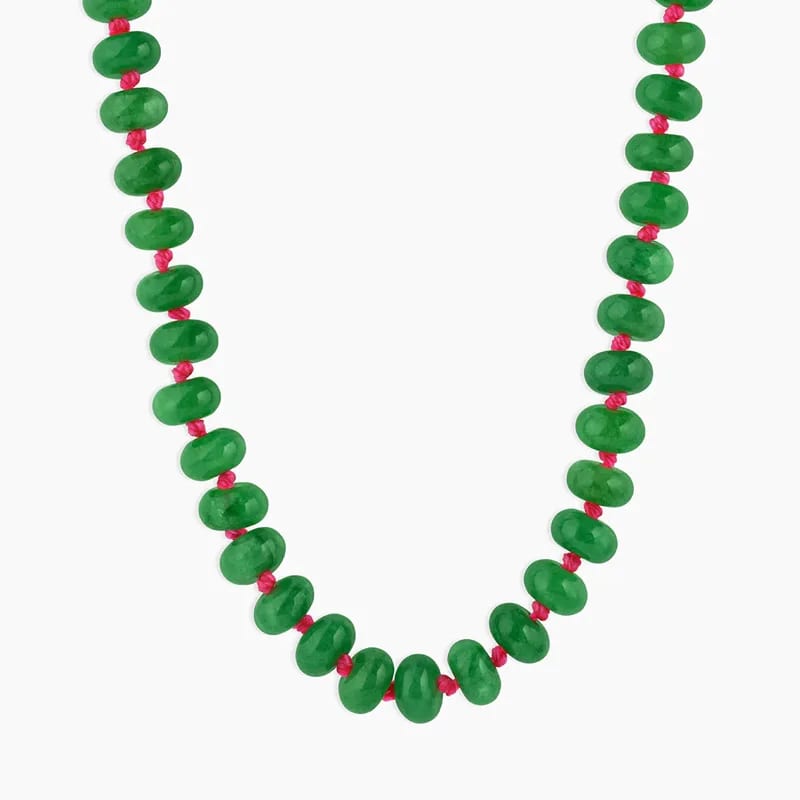 Stylish Summer Jewelry Colorful Beads Handmade Natural Stone Crystal Gemstone Necklace For Girls Women Chokers and Collars
