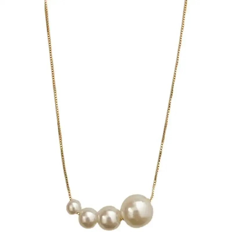 Custom High Quality Freshwater Pearl Waterproof Hypoallergenic Pendant Necklace Women Pearl Necklaces