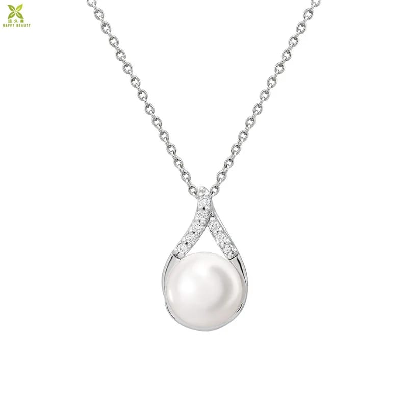 925 Sterling Silver Pendant Ladies Necklace Pearl Pendant Necklace Pearl Necklaces