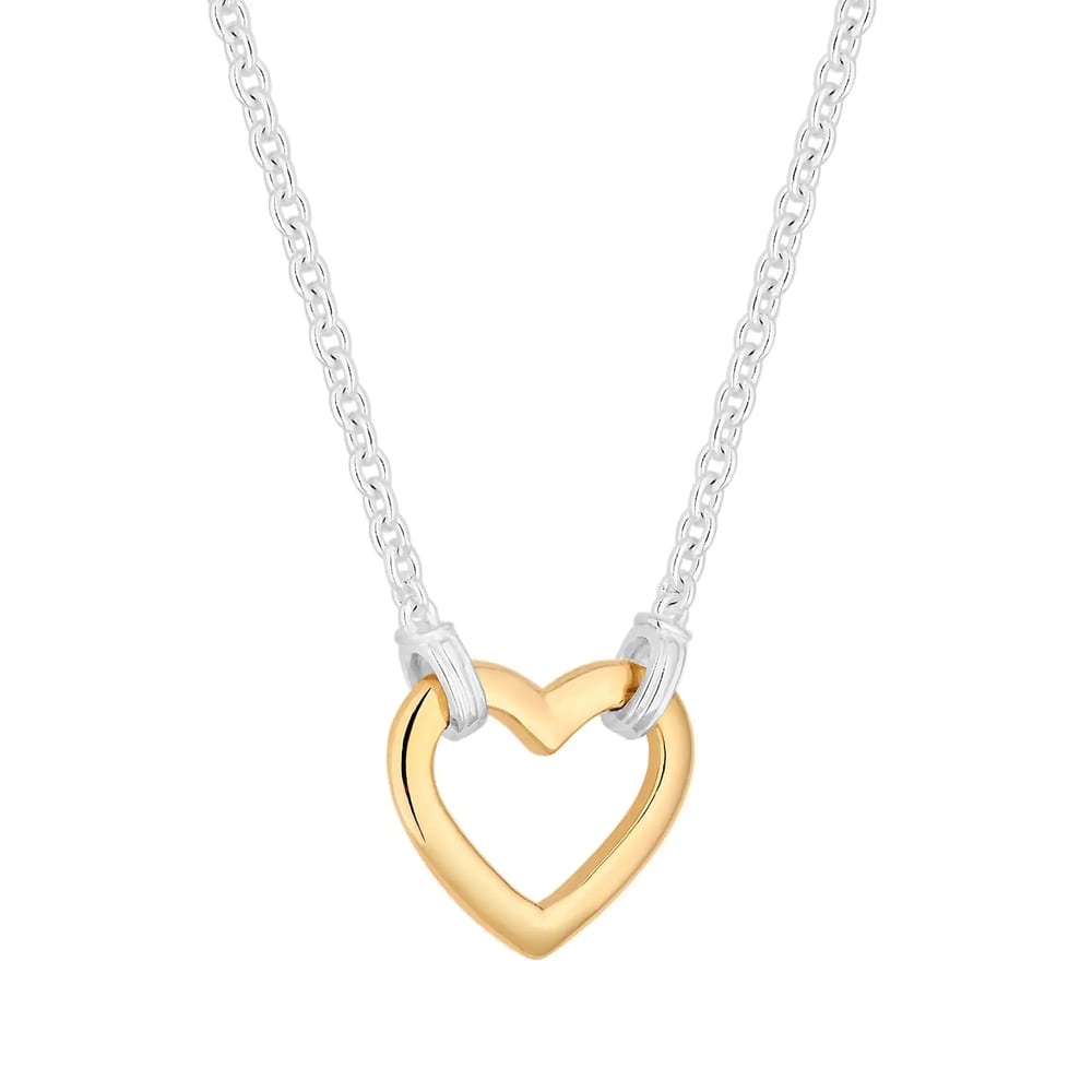 Personalized Stainless Steel 18k Gold Plated Hollow Heart Necklace Jewelry Pendant Necklaces