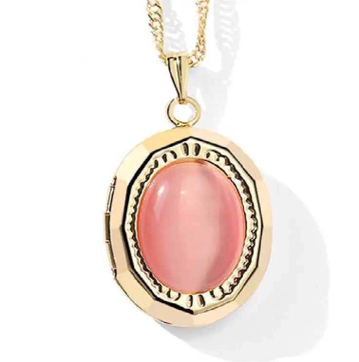 Best Design Popular Natural Stone Gemstone Round Pendant Necklace Gift For Boy And Girl Pendant Necklaces