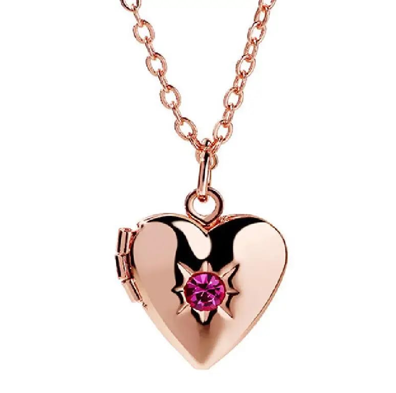 Custom Logo Or Design Brass Cubic Zircon Heart Pendants Women Necklace Pendant Necklaces