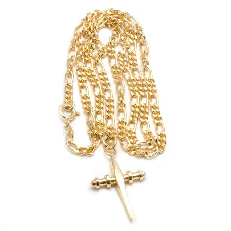 New Design Fancy Long Chain Cross Pendant Fancy Jewelry Necklace For Men Cross Necklace